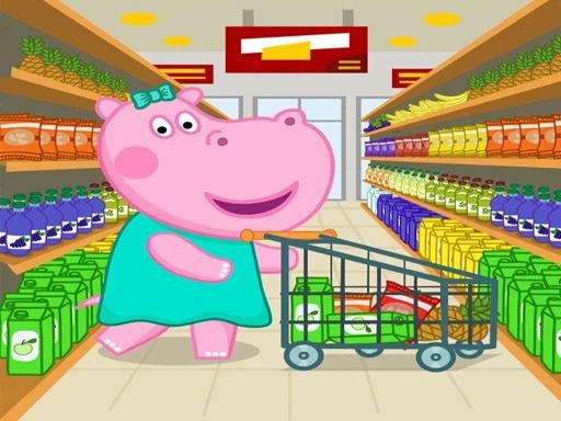 Supermarkt: Winkelspellen voor Kinderen