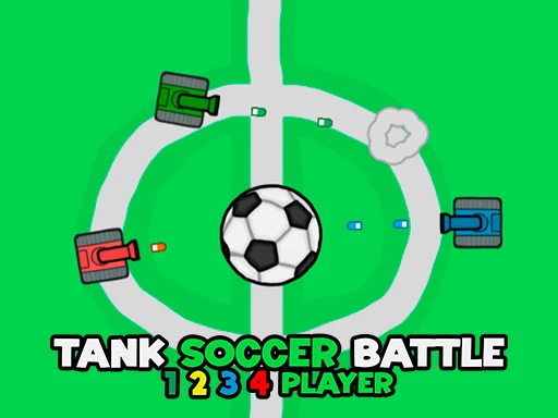 Tank Voetbal Strijd 1 2 3 4 Spelers