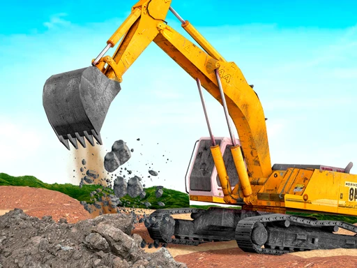 Real JCB Graafmachine Simulator